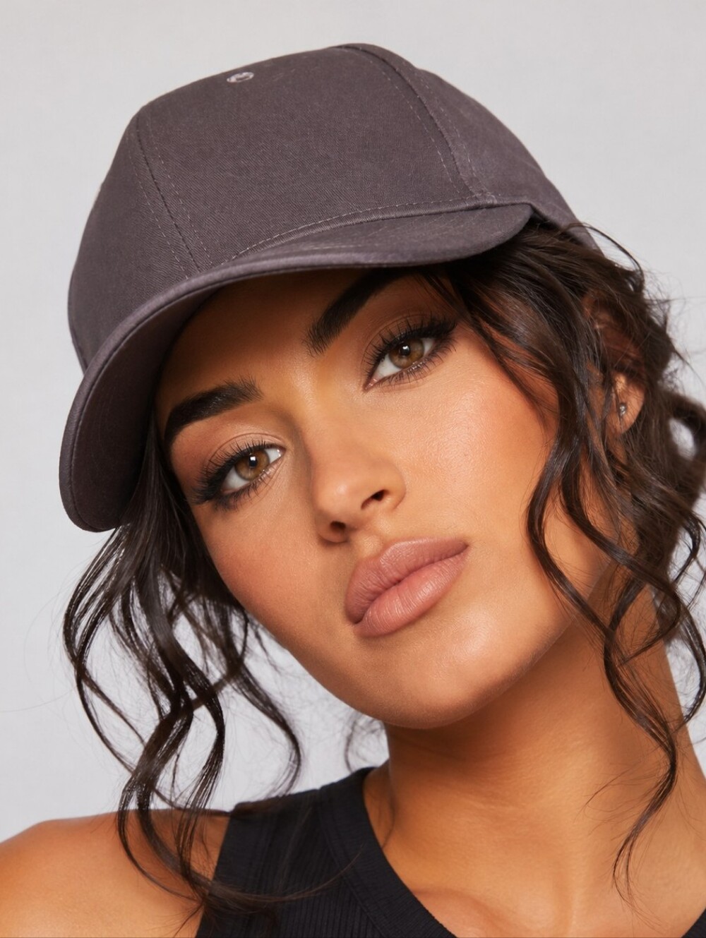 PLT Charcoal Woven Baseball Cap New in Bag One Size